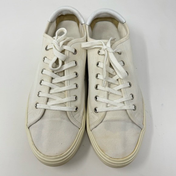 SAINT LAURENT canvas Low-Top Sneakers size 41 - Picture 3 of 9